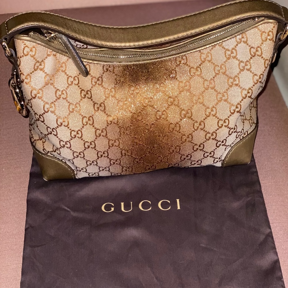 Gucci Heart Bit Charm Shoulder Bag